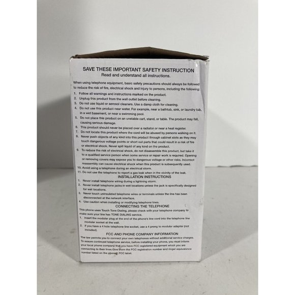 New Inn-Phone D520A W/Volume And Flashing Ring Light And Message Waiting Light - Picture 4 of 5